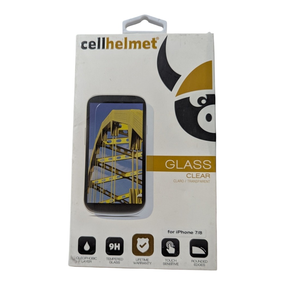 A2. CellHelmet Tempered Glass Screen Protector For Apple iPhone 7 & iPhone 8